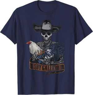 Cockfight Enthusiast Shirt - Vintage Soy Gallero T Shirt T-Shirt - T-Shirt | Navy