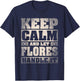 Flores Name Shirt Personalized Flores Last Name T-Shirt - T-Shirt | Navy