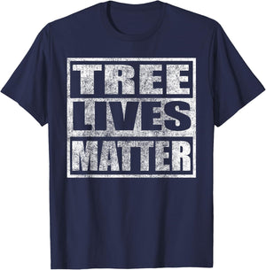 Tree Lives Matter T-Shirt - T-Shirt | Navy