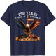 250th Anniversary USA Faith Freedom 4th of July Patriotic T-Shirt - T-Shirt | Navy