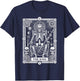 Tarot Card Occult Emo Gothic - The King T-Shirt - T-Shirt | Navy
