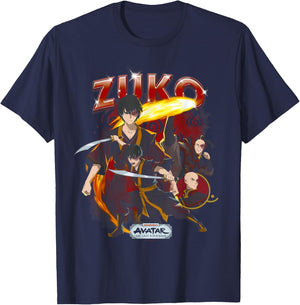 Avatar: The Last Airbender Zuko Heartthrob T-Shirt - T-Shirt | Navy