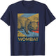 Retro Wombat T-Shirt - T-Shirt | Navy