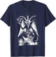 Baphomet . Sigil of Baphomet Goat Head Satan T-Shirt - T-Shirt | Navy
