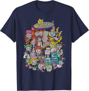 Nickelodeon The Fairly OddParents Total Character T-Shirt - T-Shirt | Navy