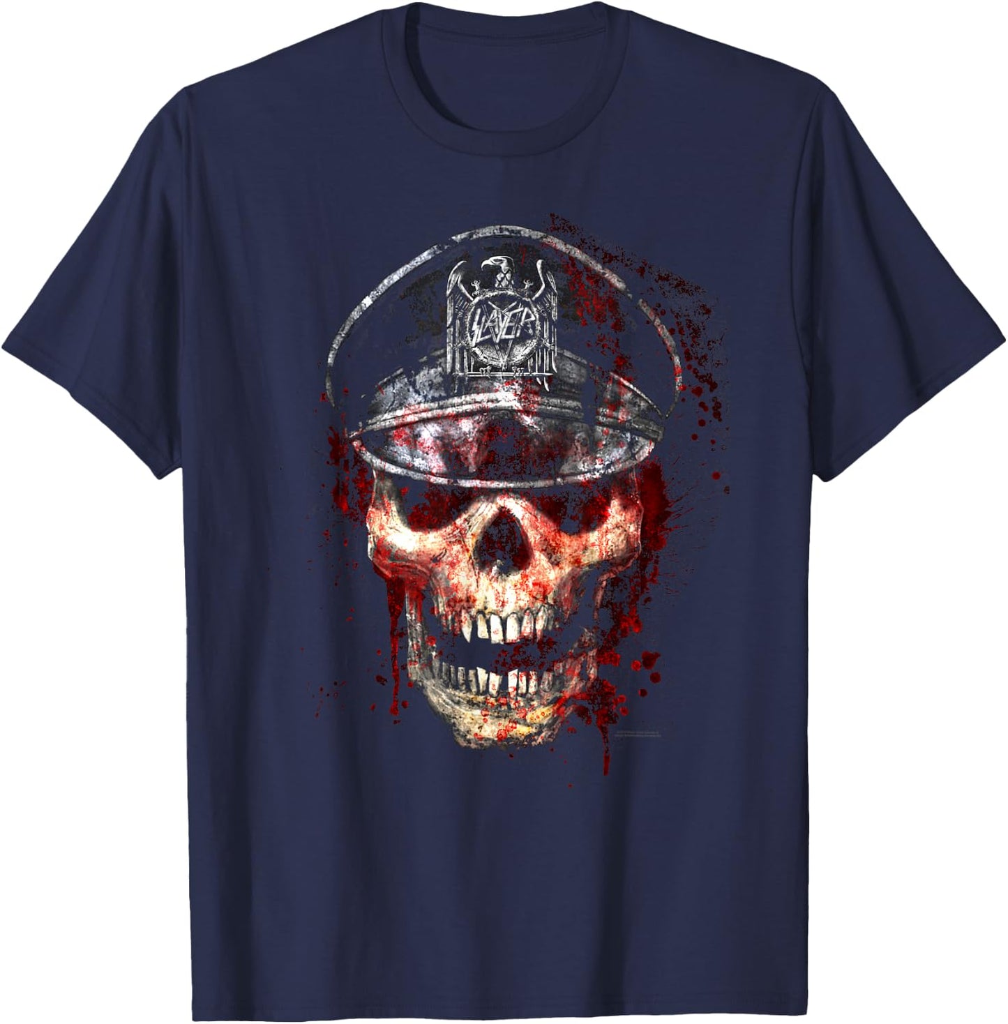Slayer Eagle Crest T-Shirt - T-Shirt | Navy