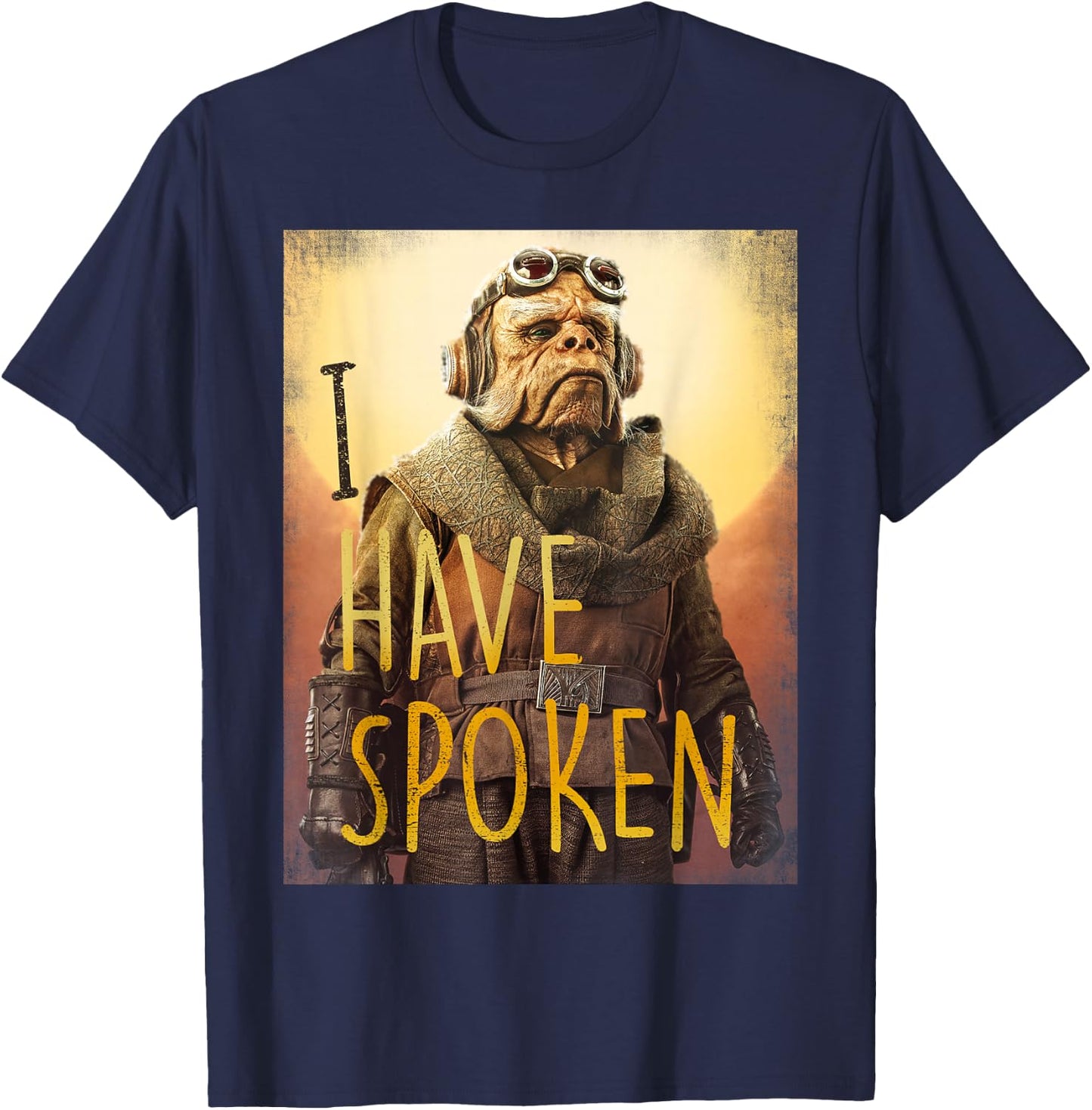 Star Wars The Mandalorian Kuiil I Have Spoken T-Shirt - T-Shirt | Navy