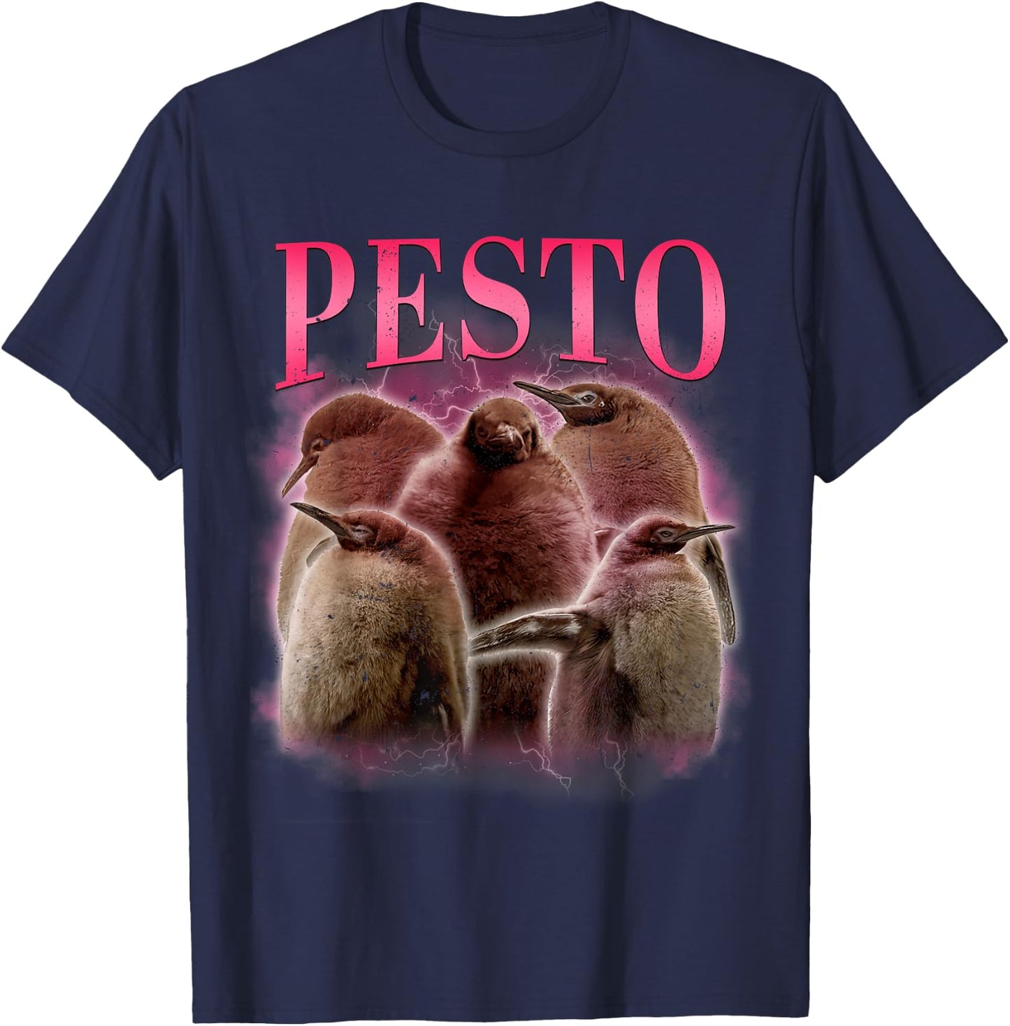 Cute Pesto The Penguin Funny Gaint Baby Penguin Pesto T-Shirt - T-Shirt | Navy