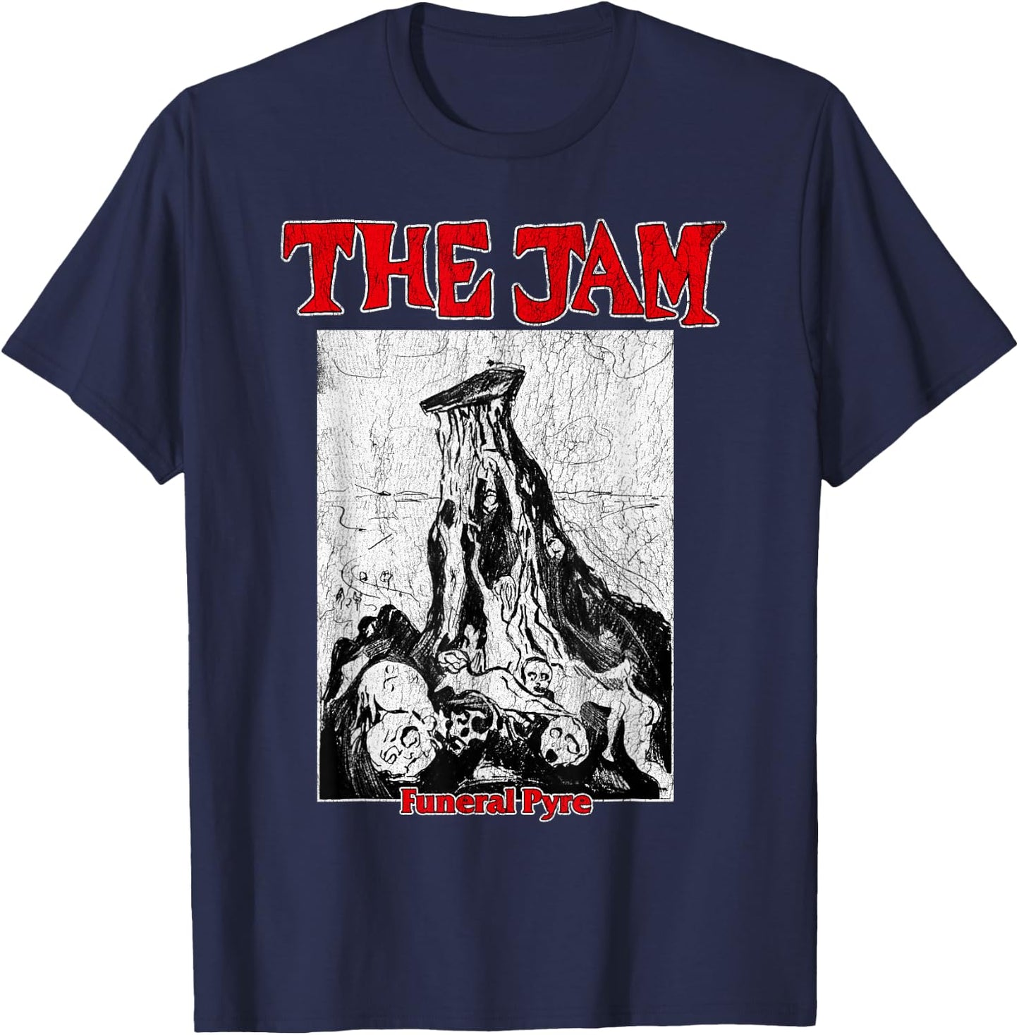 The Jam Official Funeral Pyre T-Shirt - T-Shirt | Navy