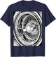Lowrder Wire Wheel 100 Spoke Knock off T-Shirt - T-Shirt | Navy