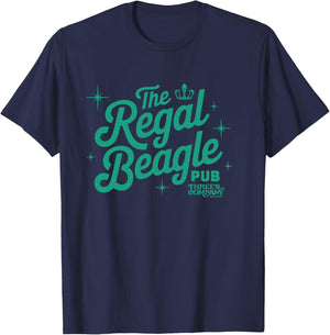 The Regal Beagle Pub Vintage Three's Company Logo T-Shirt - T-Shirt | Navy