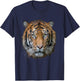 A Bengal Tiger cat wildlife shirt T-Shirt - T-Shirt | Navy
