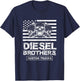 Diesel brothers custom truckers t shirt T-Shirt - T-Shirt | Navy