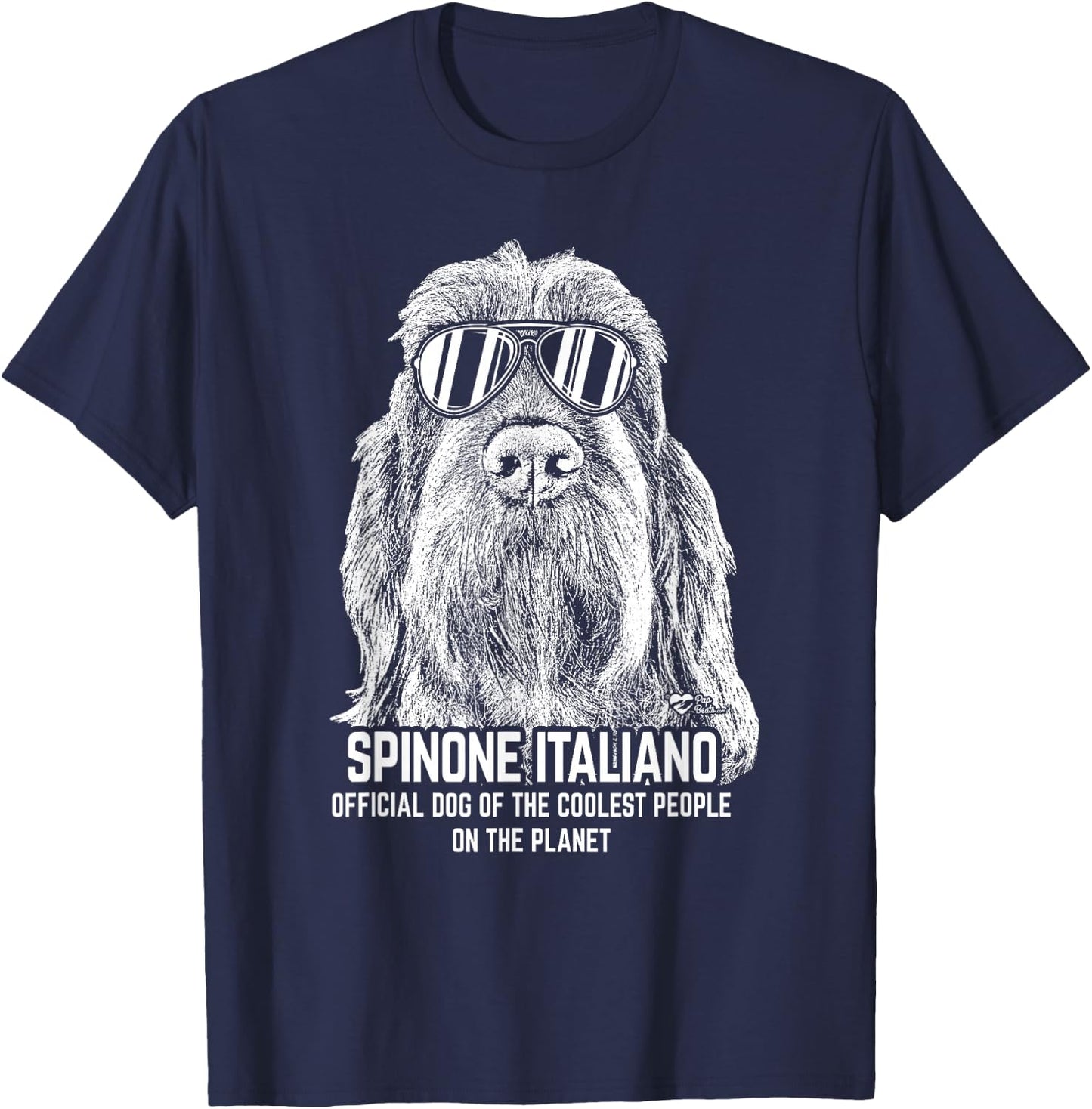 Italian Spinone Official Dog of the Coolest T-Shirt - T-Shirt | Navy