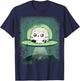 Ufo Cat - Funny Space Cat Alien Abduction Men Women T-Shirt - T-Shirt | Navy
