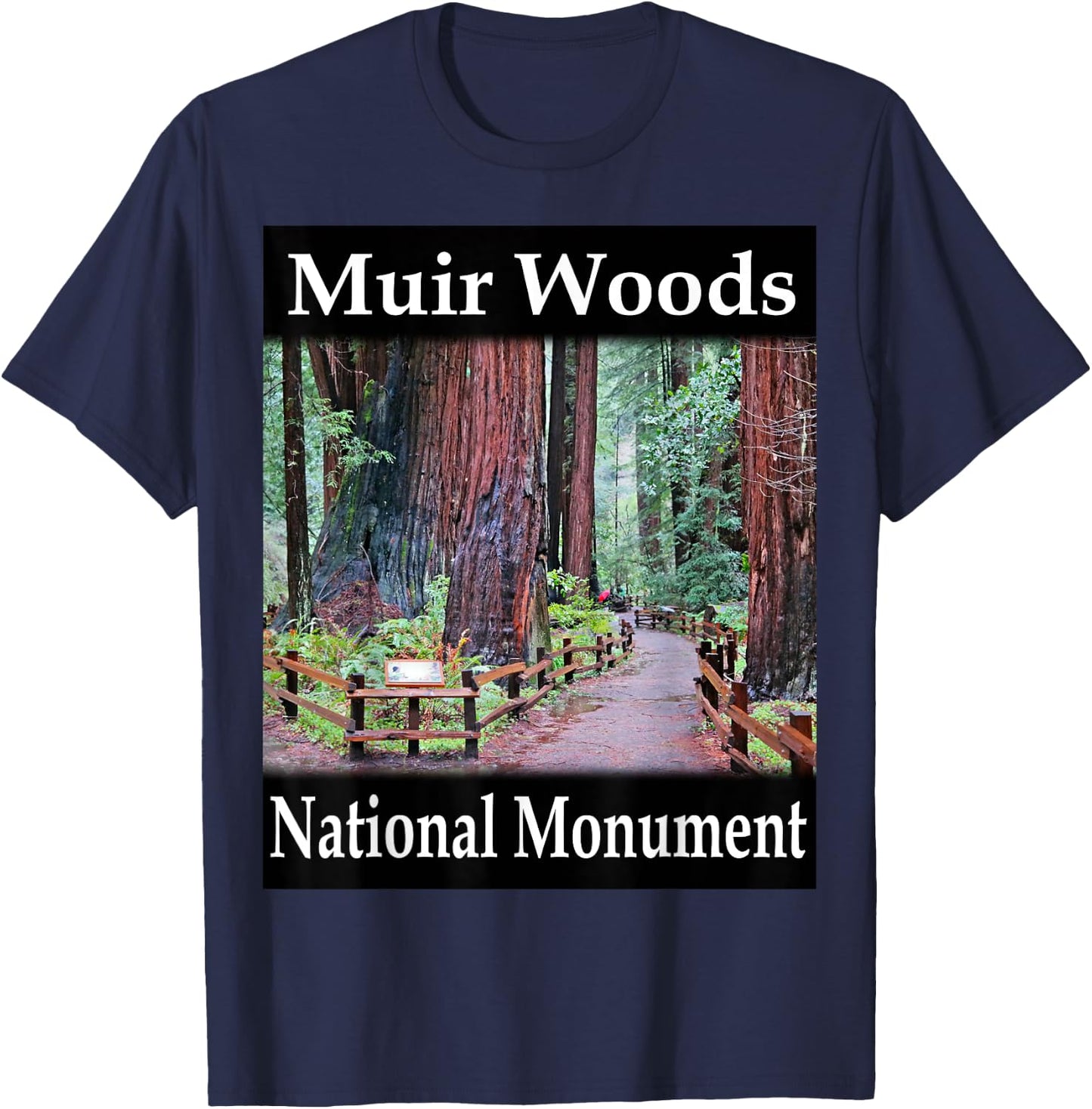 Yellow House Outlet: Muir Woods National Monument T-Shirt - T-Shirt | Navy