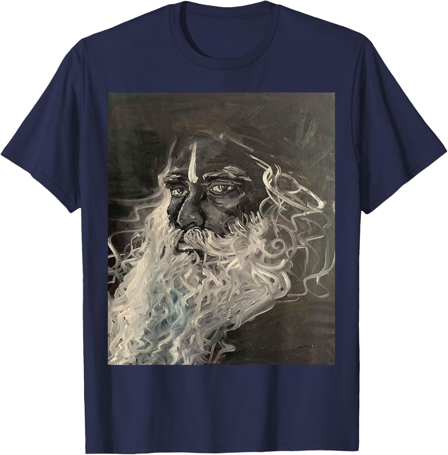 Sadhguru Art T-Shirt - T-Shirt | Navy