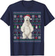 Ugly Polar Bear Lovers Xmas Sweater Santa Christmas T-Shirt - T-Shirt | Navy