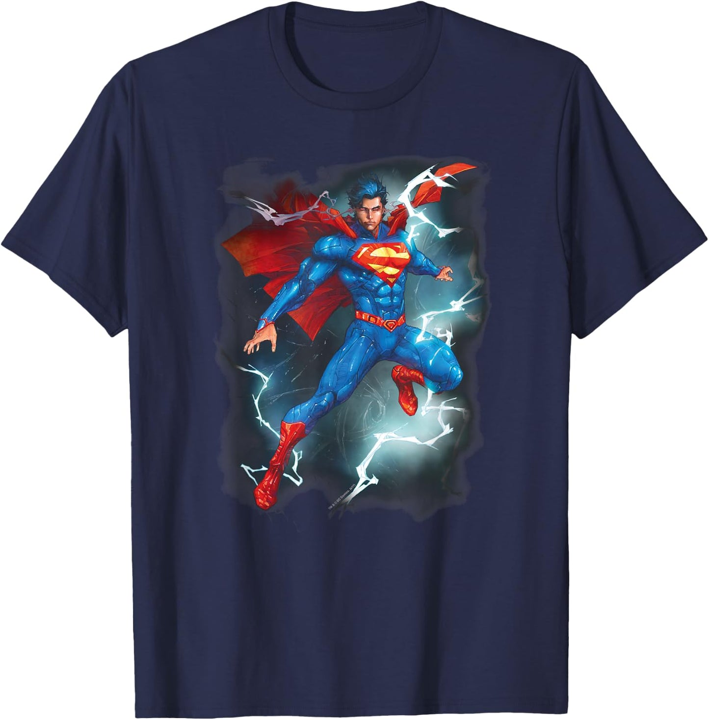 Superman Annual #1 Cover T-Shirt - T-Shirt | Navy