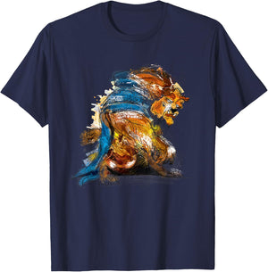 Disney Beauty and the Beast Men's T-Shirt - T-Shirt | Navy