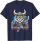 Cat of Odin Kitten as Celtic with Axes Valhalla Norse T-Shirt - T-Shirt | Navy