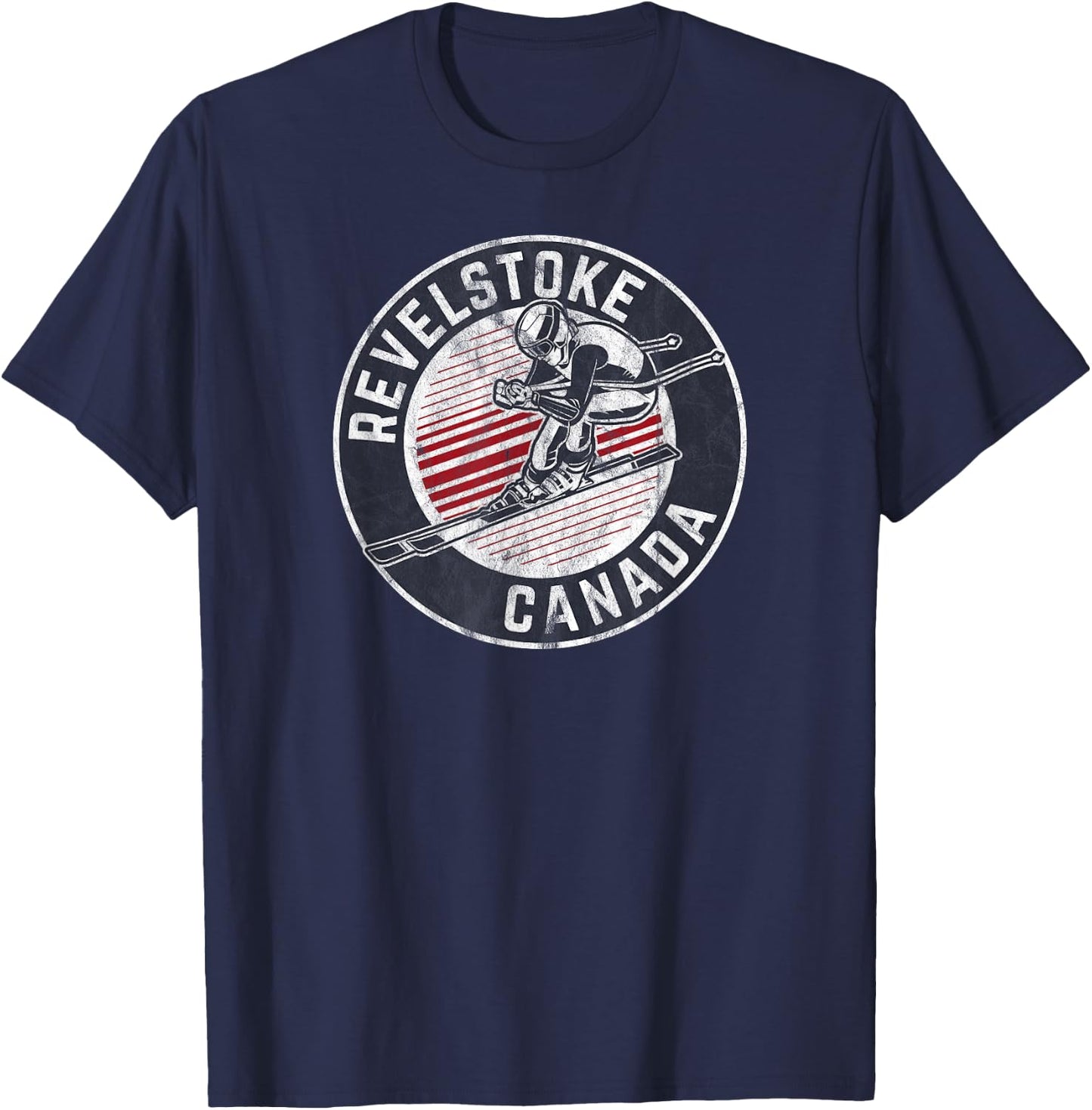Revelstoke Canada Ski T-Shirt - T-Shirt | Navy