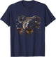 Patriotic Koala American Flag 4th of July Art T-Shirt - T-Shirt | Navy