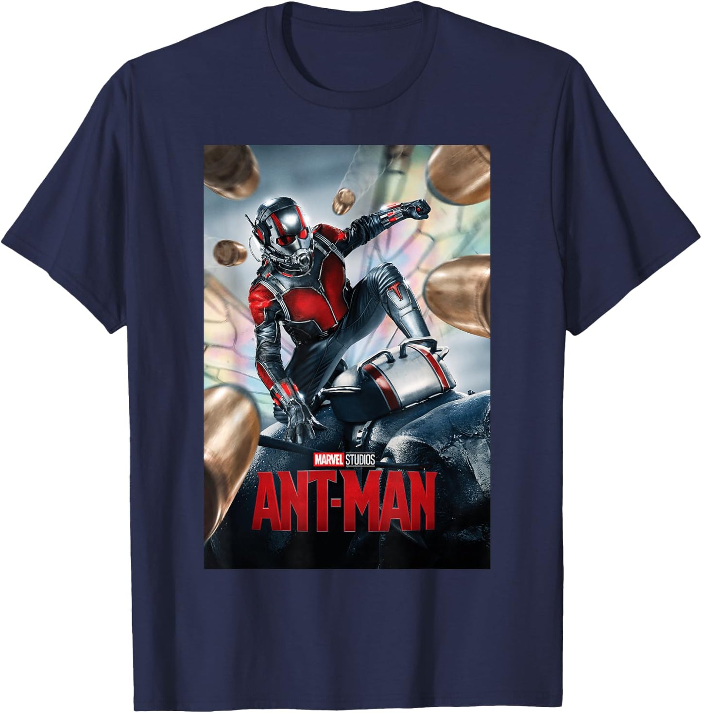 Marvel Studios Ant-Man Movie Poster T-Shirt - T-Shirt | Navy