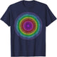 Yoga, mindfulness, and meditation in a vivid mandala T-Shirt - T-Shirt | Navy