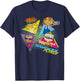 Nickelodeon Rocket Power Character Group Retro T-Shirt - T-Shirt | Navy