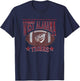 West Alabama Tigers Football Vintage Stars Black T-Shirt - T-Shirt | Navy