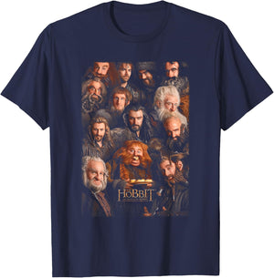 Hobbit Dwarves Poster T Shirt T-Shirt - T-Shirt | Navy