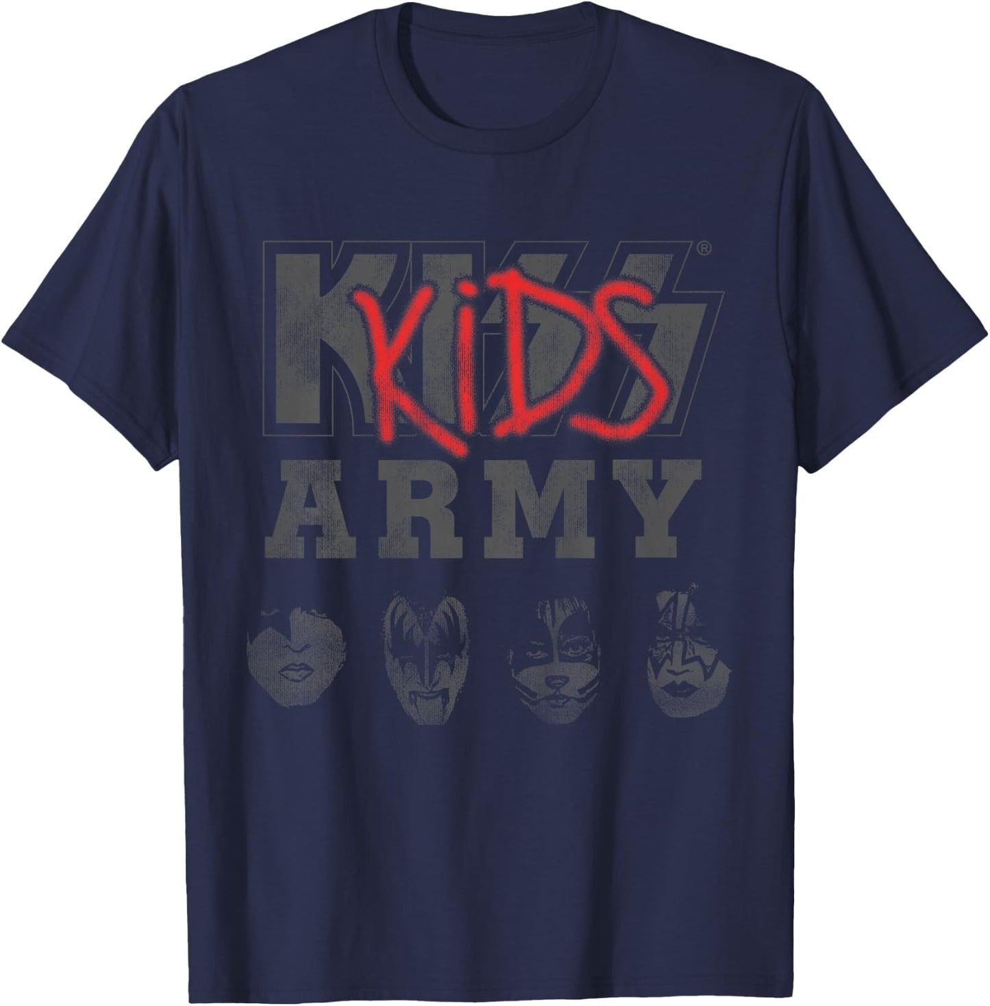 Kids KISS - KIDS Army T-Shirt - T-Shirt | Navy