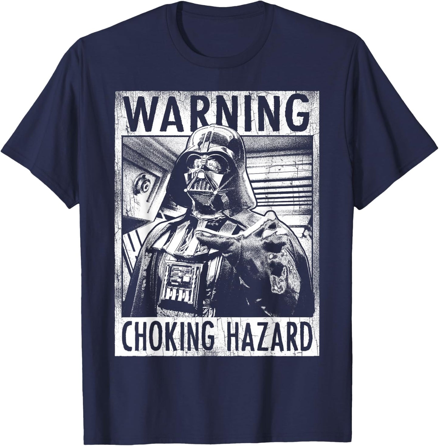 Star Wars Darth Vader Choking Hazard Vintage C1 T-Shirt - T-Shirt | Navy