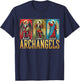 Saint Michael Catholic Archangels Biblical T-Shirt - T-Shirt | Navy