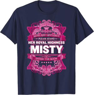 Misty First Name T-Shirt - T-Shirt | Navy