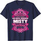 Misty First Name T-Shirt - T-Shirt | Navy