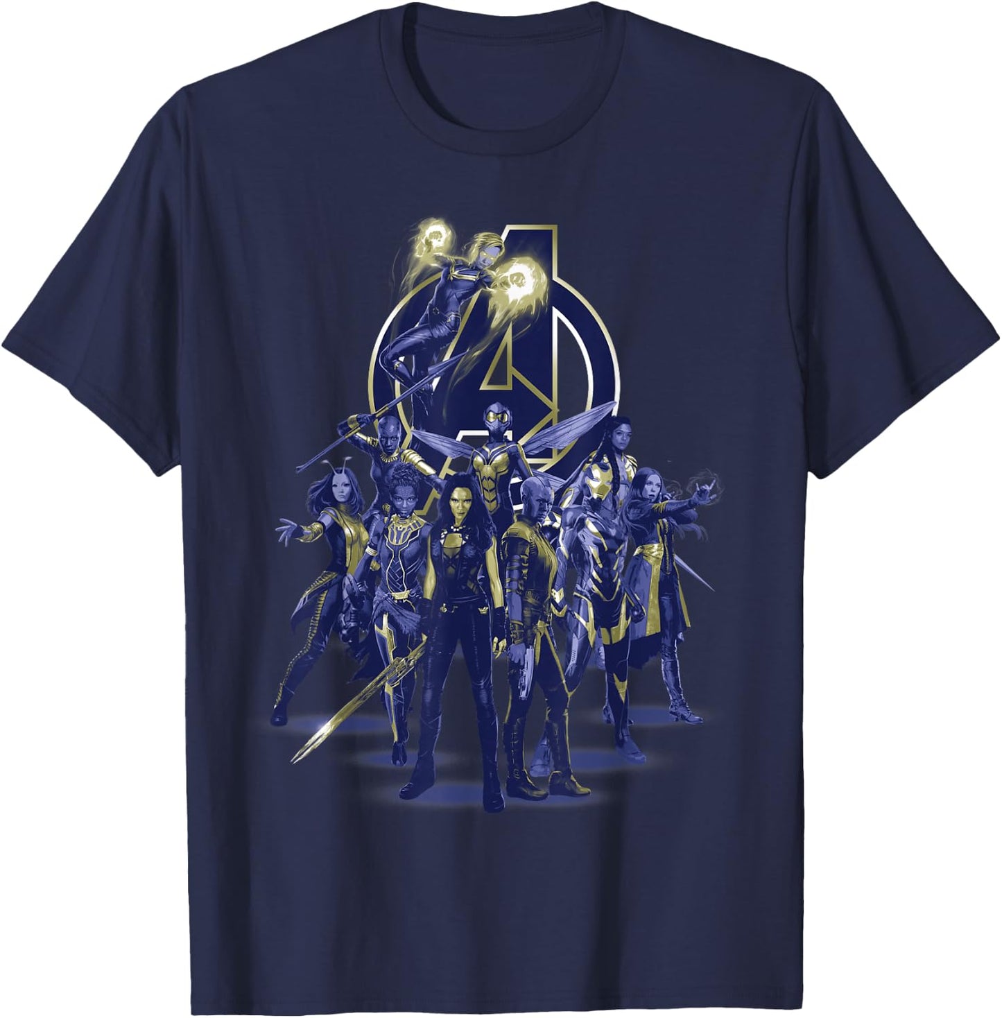 Marvel Avengers: Endgame Female Super Heroes T-Shirt - T-Shirt | Navy