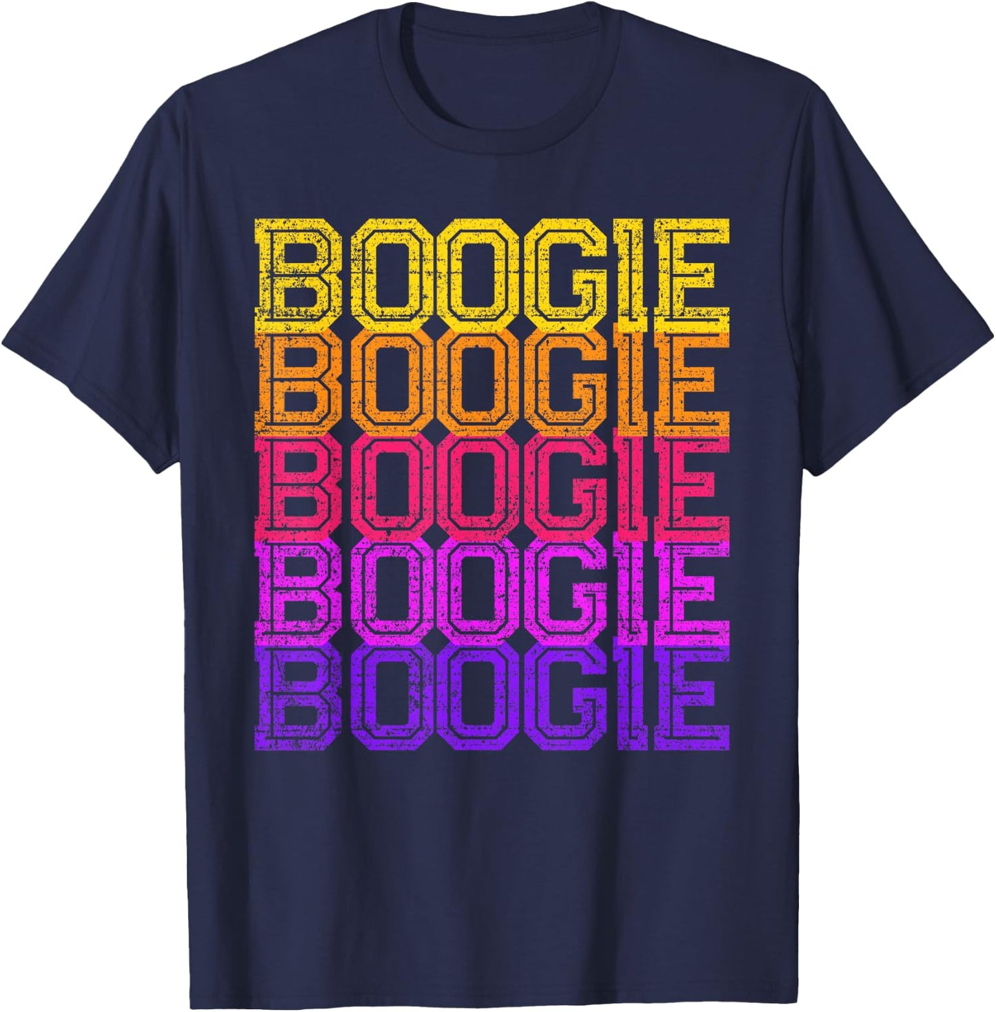 Retro Boogie T-Shirt - T-Shirt | Navy