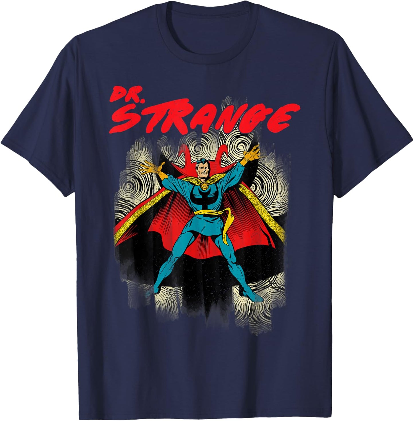 Dr. Strange Hands Out Ready For Some Magic Graphic T-Shirt - T-Shirt | Navy