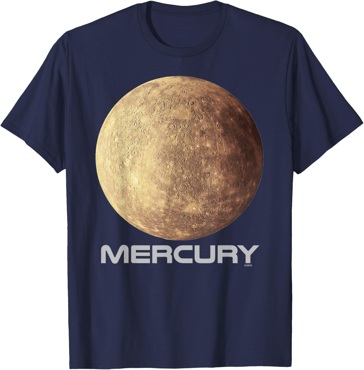 Mercury Shirt, Solar System Planet T-Shirt - T-Shirt | Navy