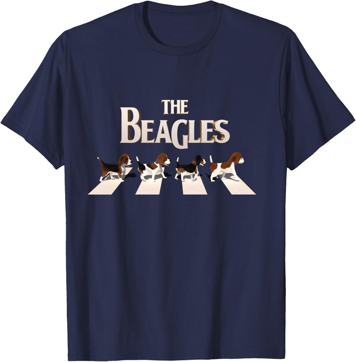 "The Beagles" Premium T-Shirt - T-Shirt | Navy