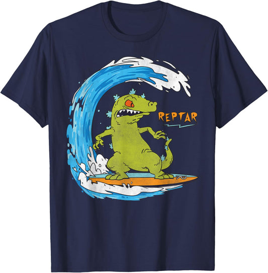 Nickelodeon Surfing Reptar Graphic T-Shirt - T-Shirt | Navy