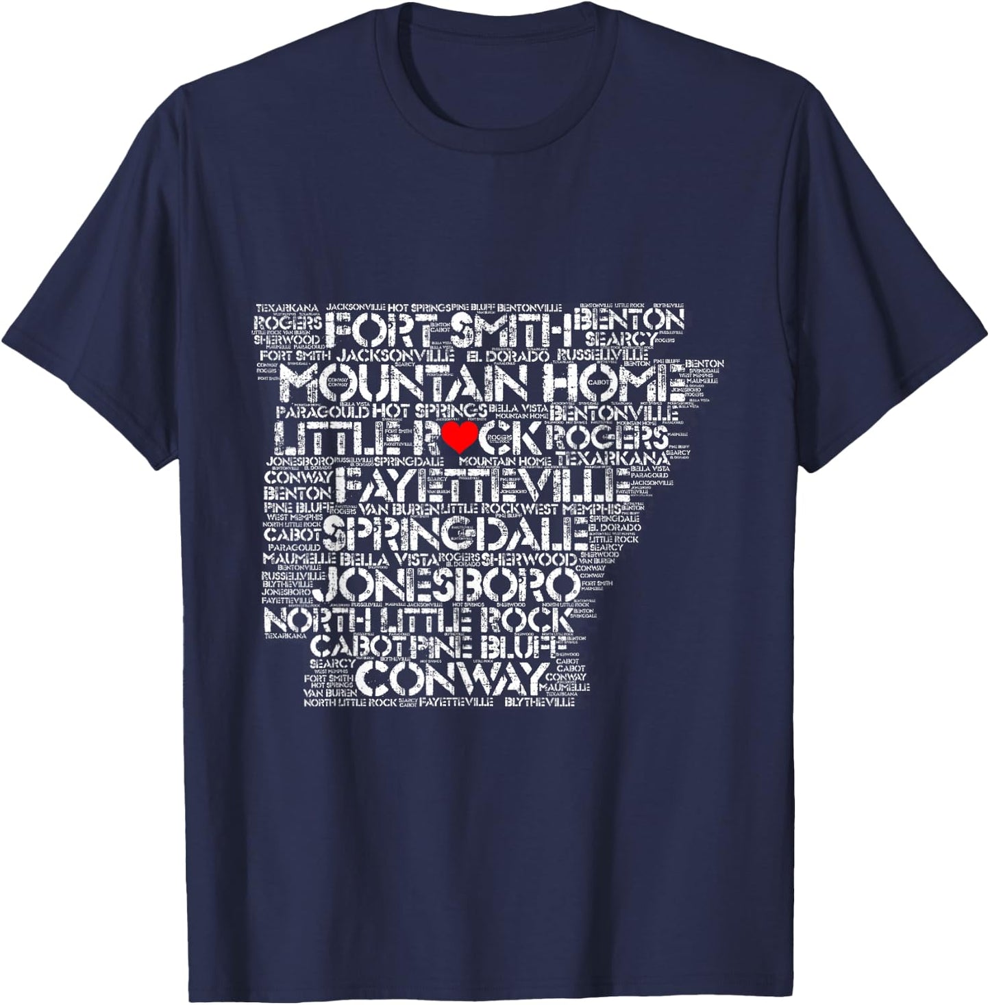 Arkansas Pride. Love Arkansas. Razorback State T-Shirt - T-Shirt | Navy