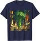 Mob Psycho100 Anime Fan Art Broccoli Tree City T-Shirt - T-Shirt | Navy