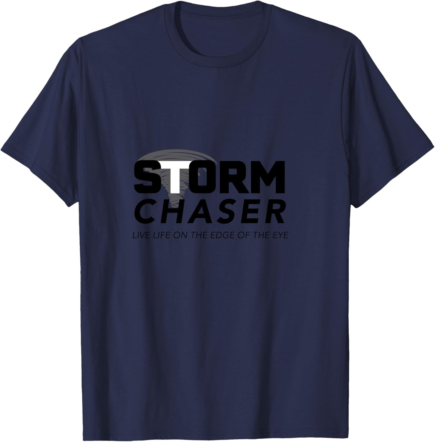 Storm Chaser Black T-Shirt - T-Shirt | Navy