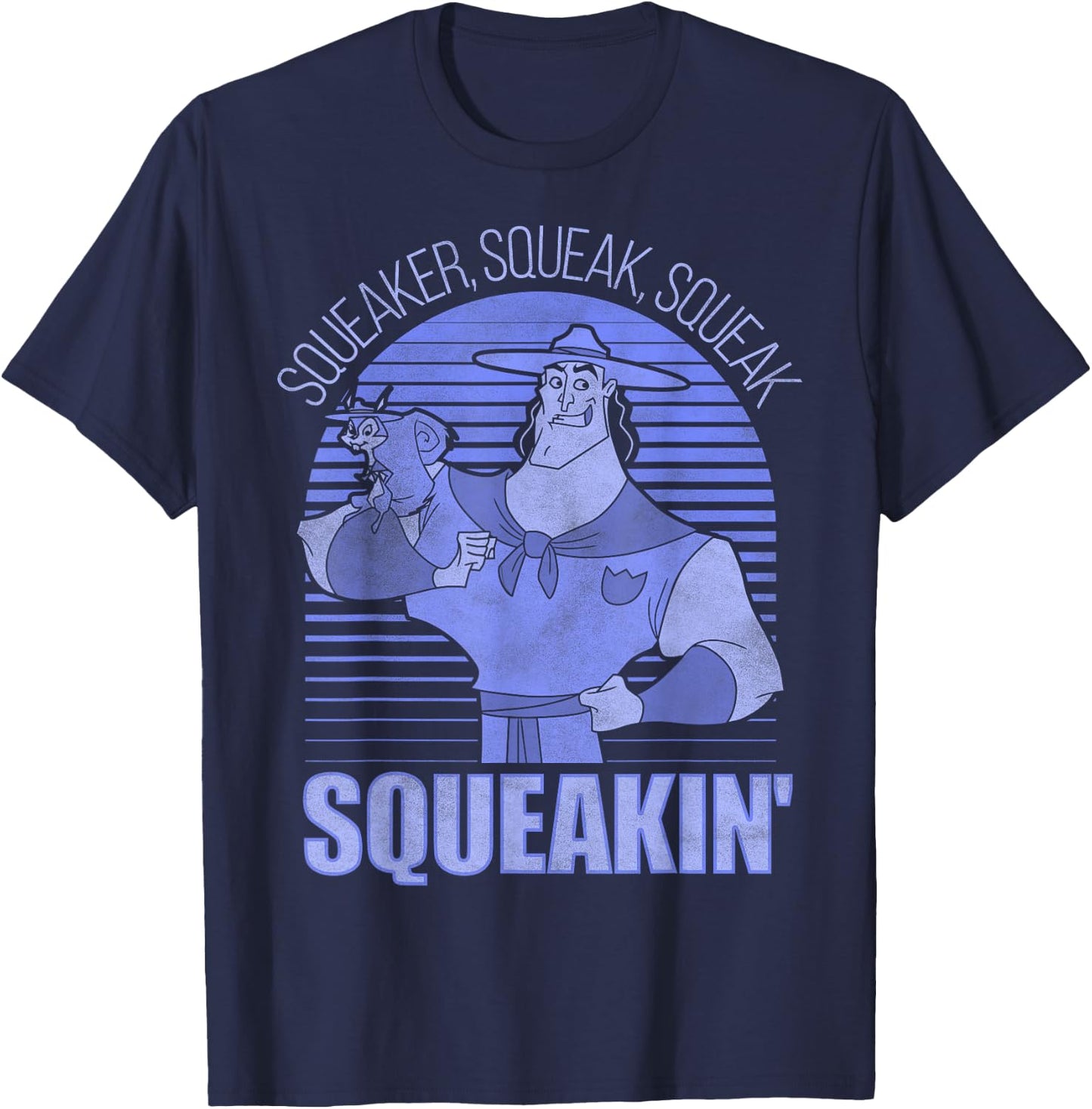 Disney Emperor's New Groove Kronk Squeakin' Squeaker T-Shirt - T-Shirt | Navy
