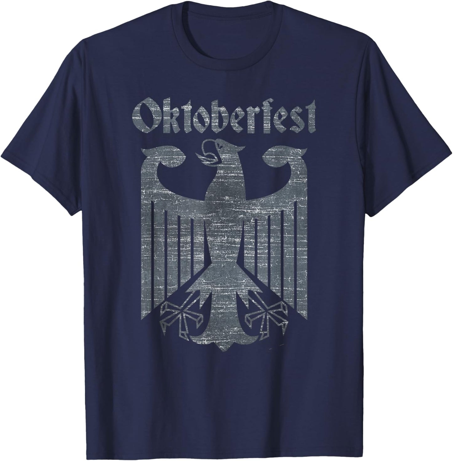 Oktoberfest Deutschland German Bundesadler Eagle Coat of Arm T-Shirt - T-Shirt | Navy