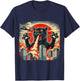 Catzilla Cat Japanese Art Funny Cat Gifts Women Kids T-Shirt - T-Shirt | Navy