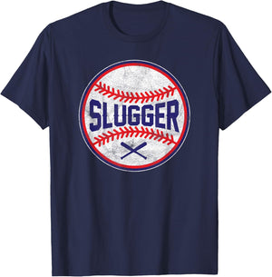 Slugger Baseball Positions Team Designer Shirts T-Shirt - T-Shirt | Navy